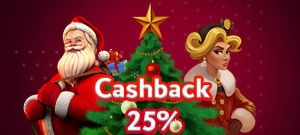 Mr Bit Casino - Праздничный Cashback 25%